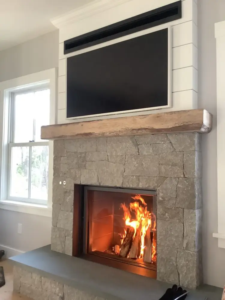 A Fallon's Home & Hearth indoor installation