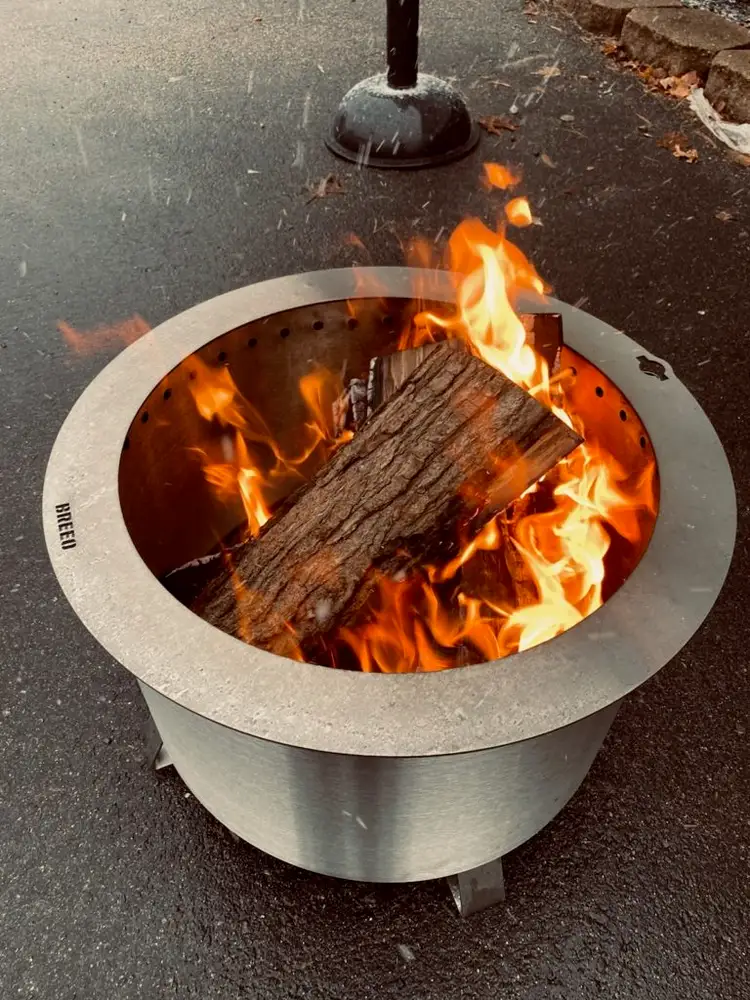 A Fallon's Home & Hearth outdoor installation