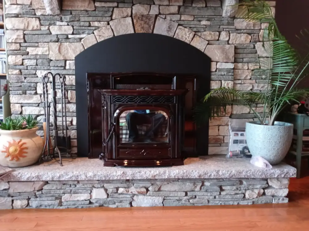 A Fallon's Home & Hearth indoor installation