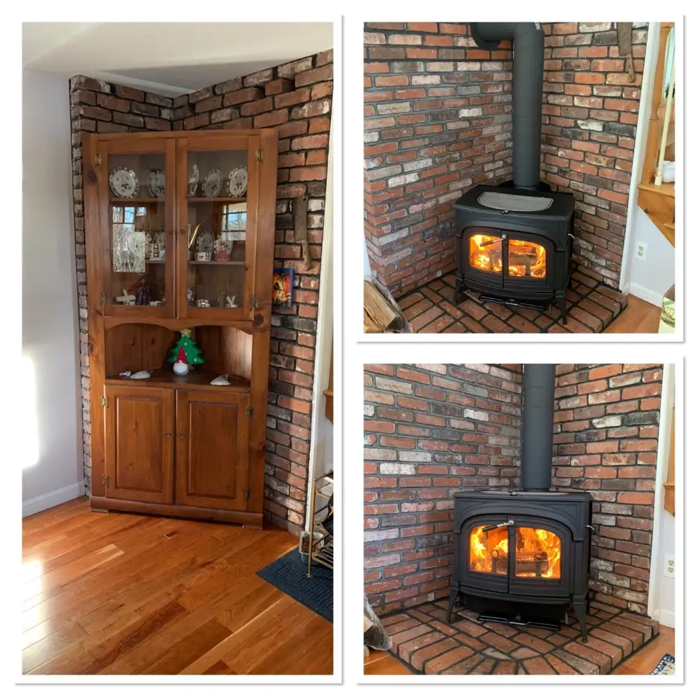 A Fallon's Home & Hearth indoor installation