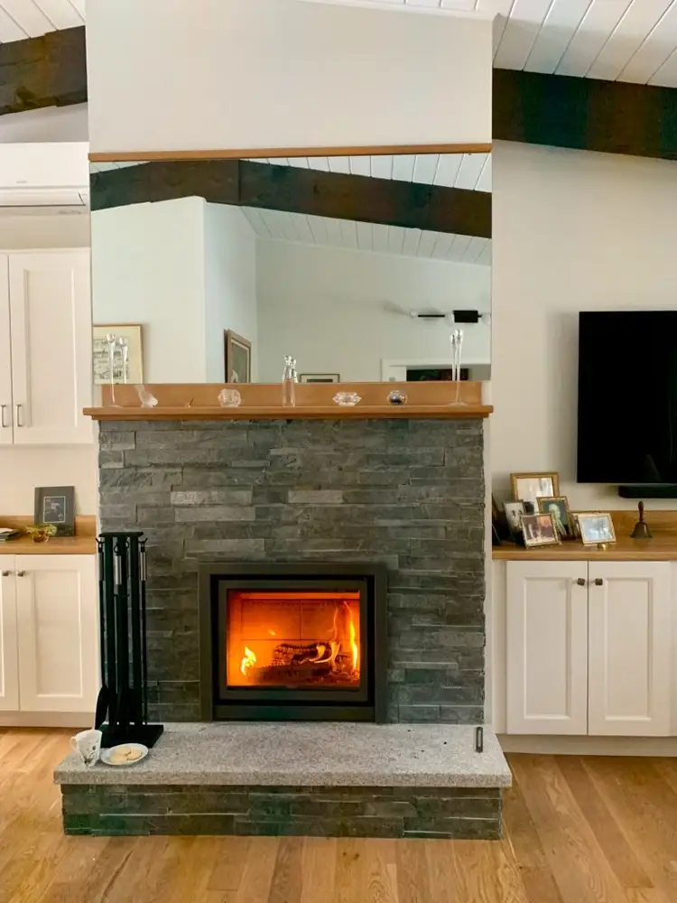 A Fallon's Home & Hearth indoor installation