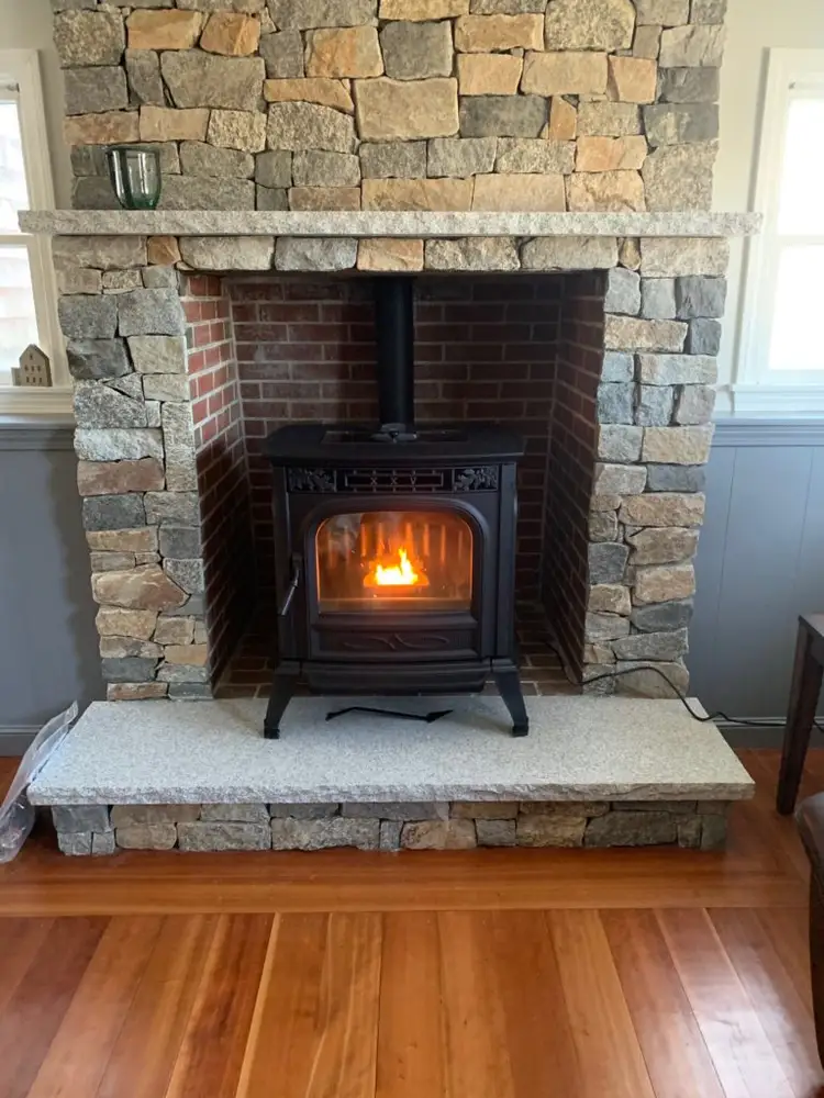 A Fallon's Home & Hearth indoor installation