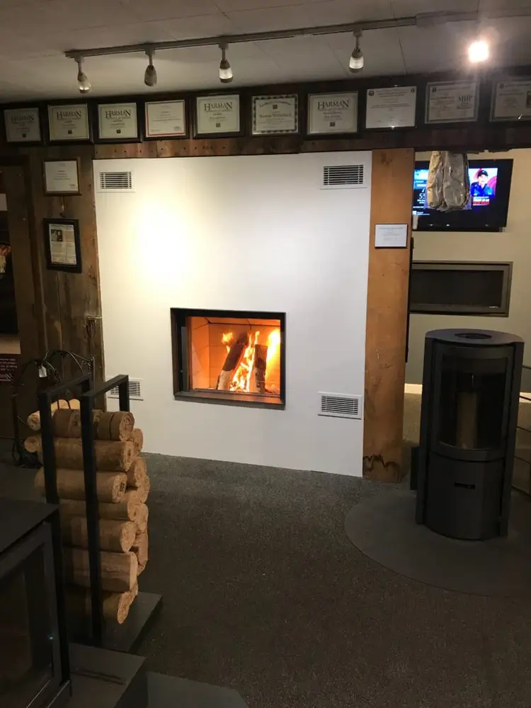 A Fallon's Home & Hearth showroom installation