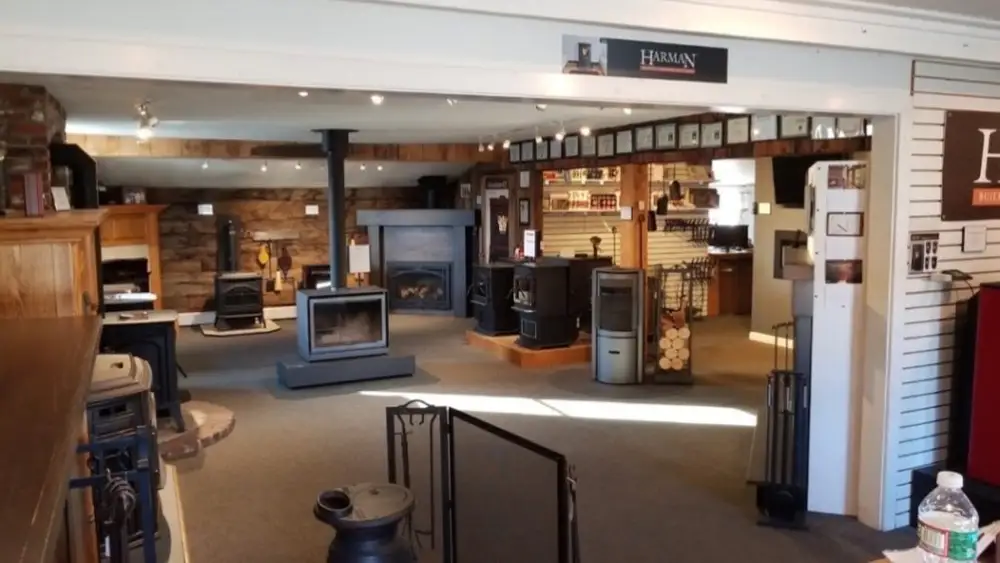 A Fallon's Home & Hearth showroom installation