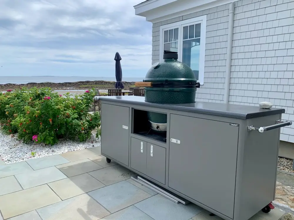 A Fallon's Home & Hearth outdoor installation