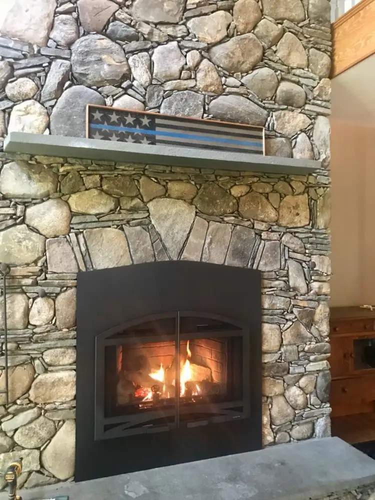 A Fallon's Home & Hearth indoor installation