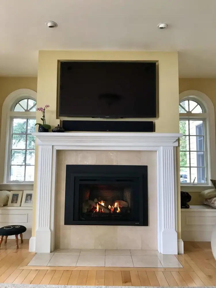 A Fallon's Home & Hearth indoor installation