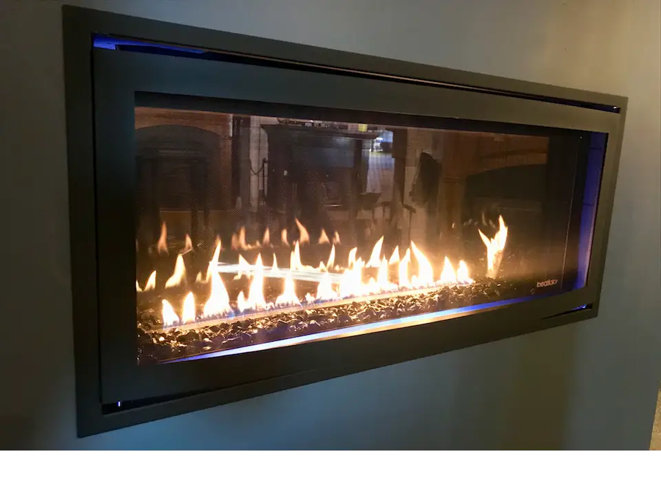 A Fallon's Home & Hearth indoor installation