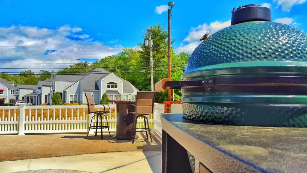 A Fallon's Home & Hearth outdoor installation