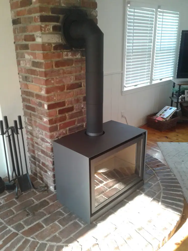 A Fallon's Home & Hearth indoor installation