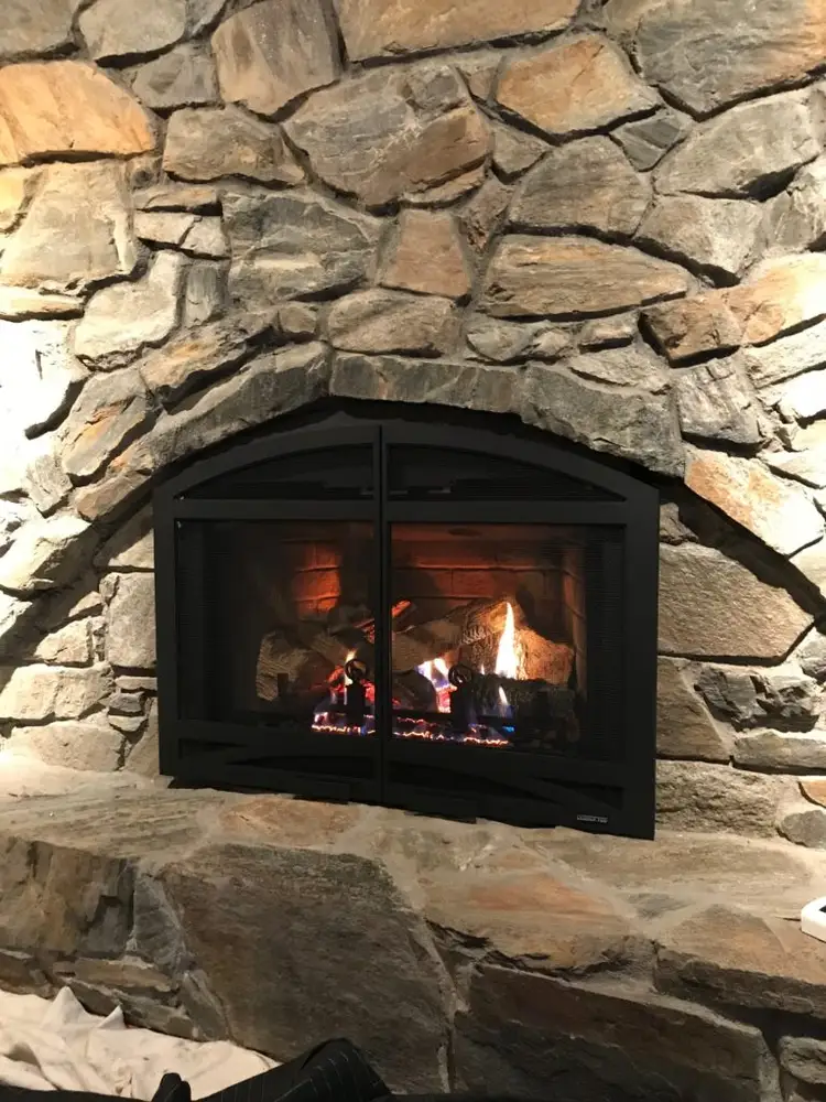 A Fallon's Home & Hearth indoor installation