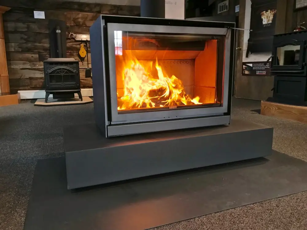 A Fallon's Home & Hearth indoor installation