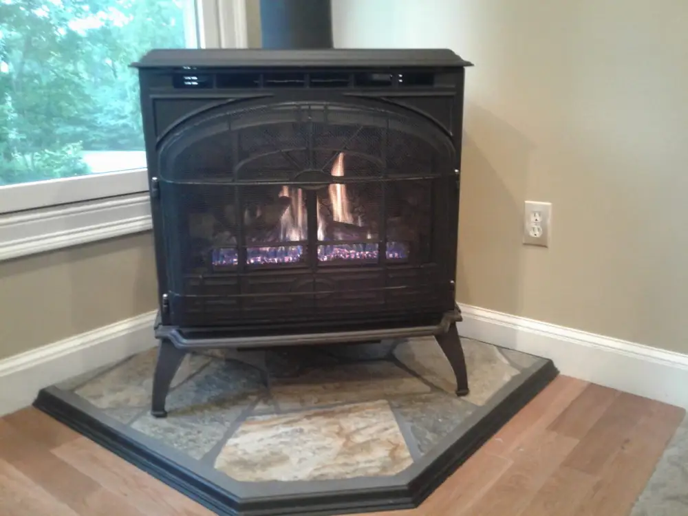A Fallon's Home & Hearth indoor installation