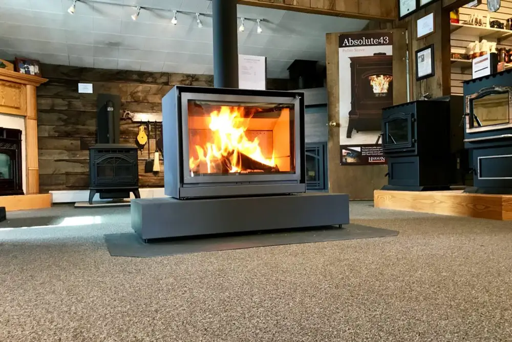 A Fallon's Home & Hearth showroom installation