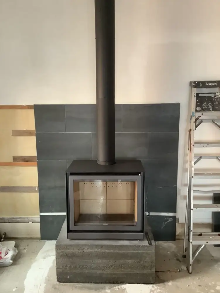 A Fallon's Home & Hearth indoor installation