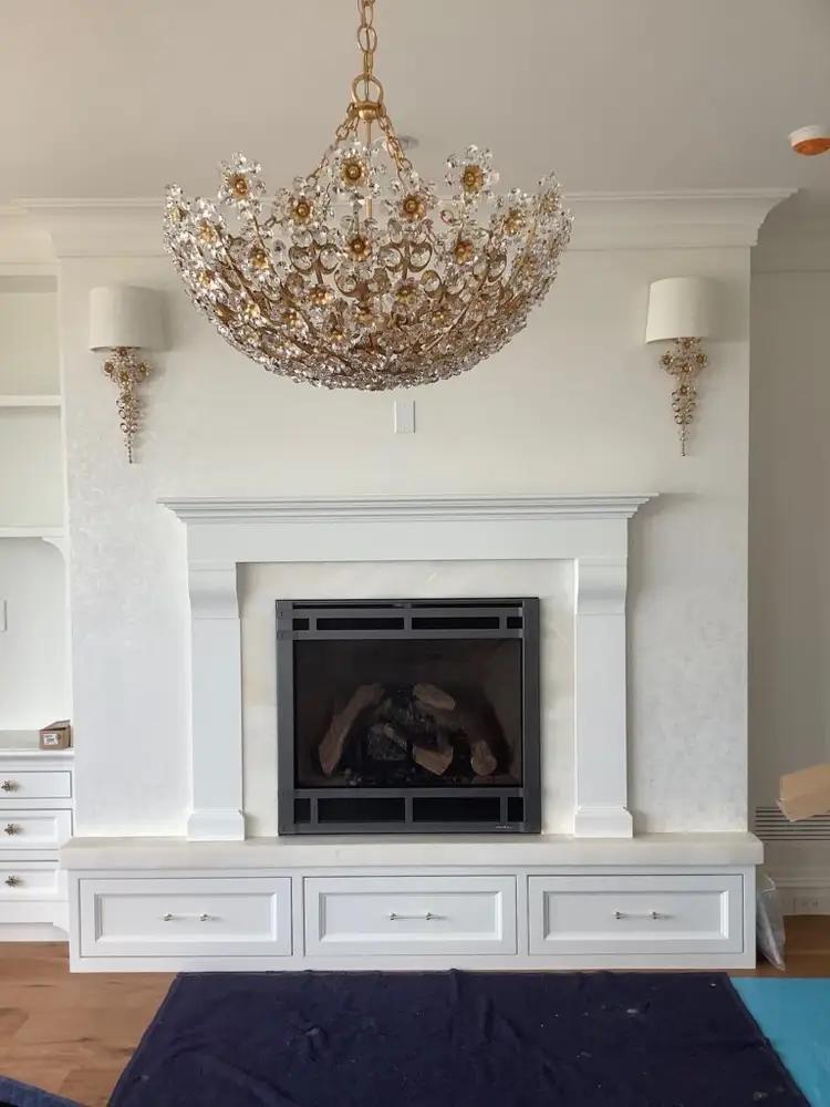 A Fallon's Home & Hearth indoor installation