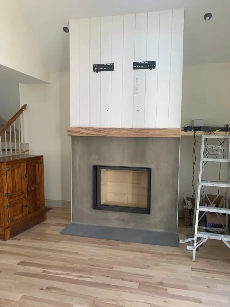 A Fallon's Home & Hearth indoor installation