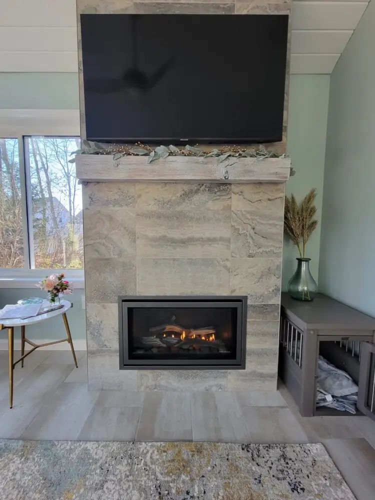 A Fallon's Home & Hearth indoor installation