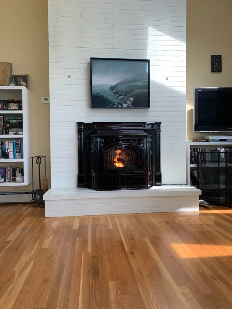 A Fallon's Home & Hearth indoor installation