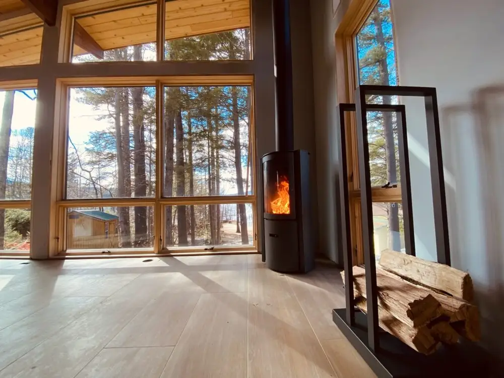 A Fallon's Home & Hearth indoor installation