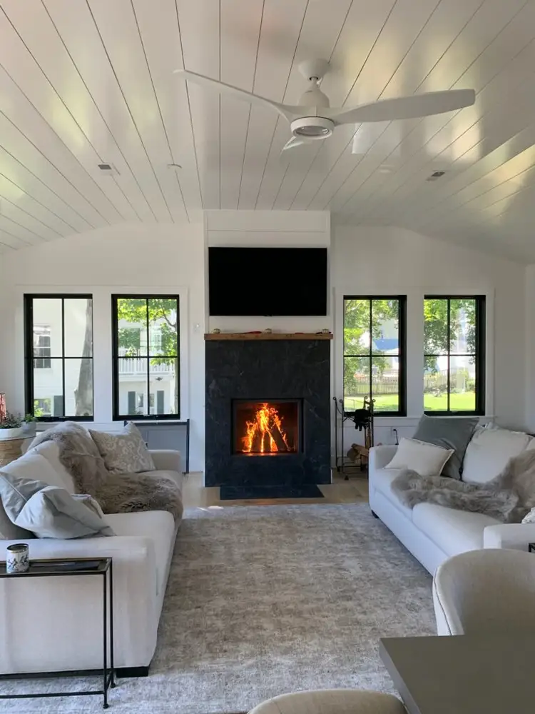 A Fallon's Home & Hearth indoor installation