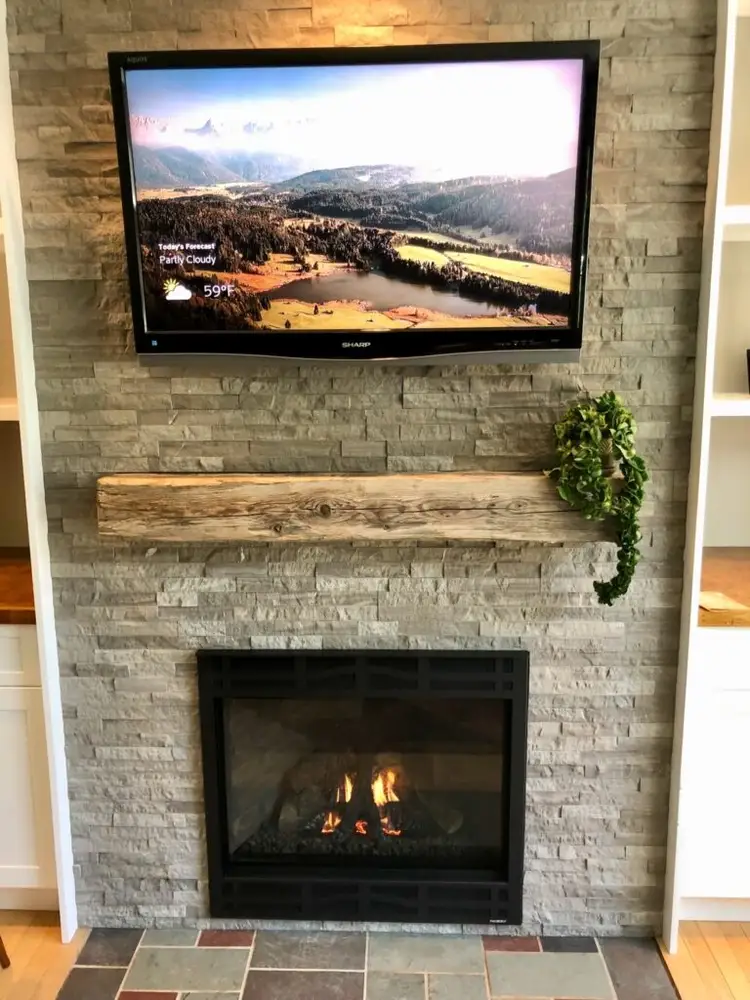 A Fallon's Home & Hearth indoor installation