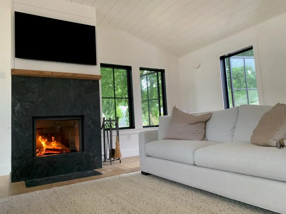 A Fallon's Home & Hearth indoor installation
