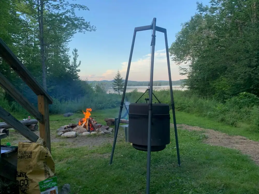 A Fallon's Home & Hearth outdoor installation