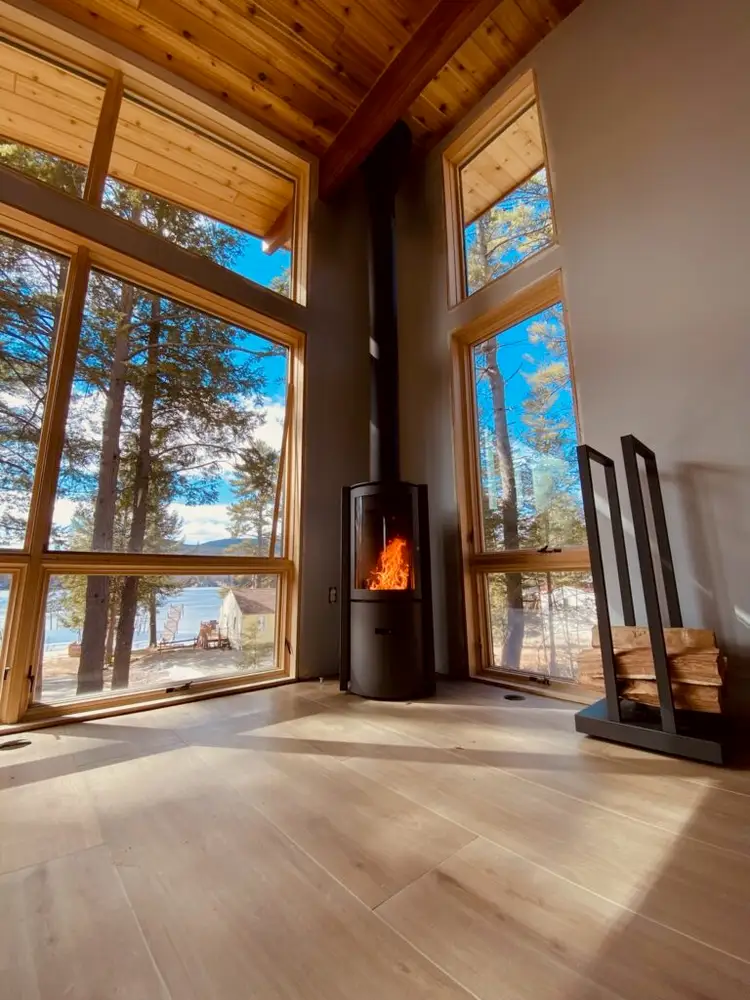 A Fallon's Home & Hearth indoor installation