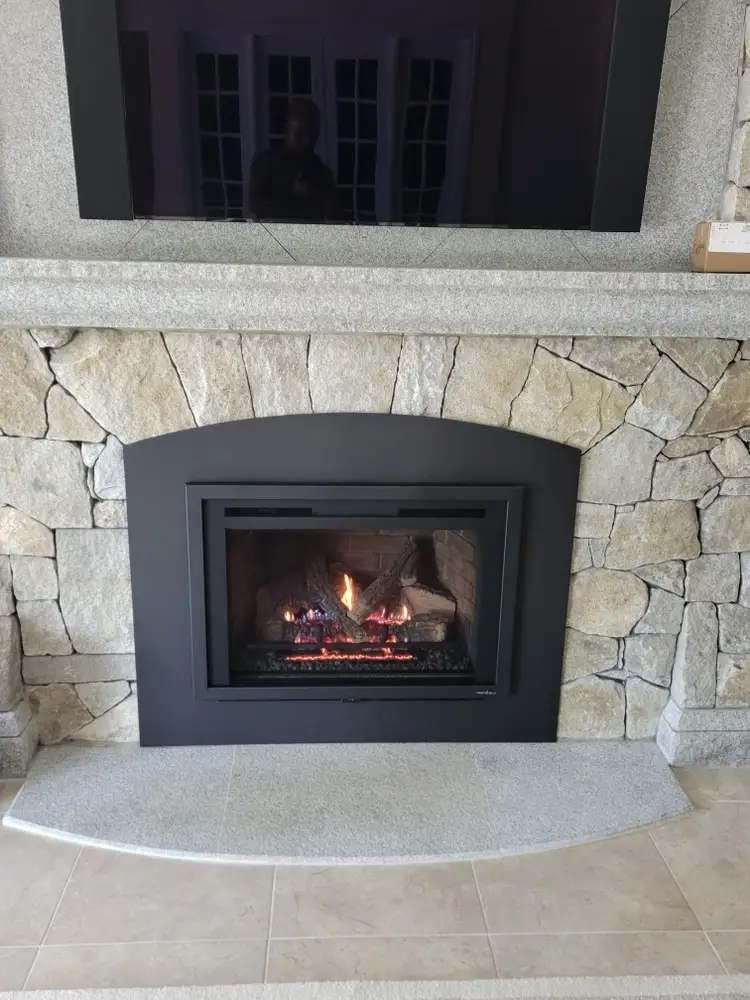 A Fallon's Home & Hearth indoor installation